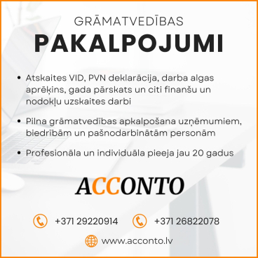 ACCONTO SIA, grāmatvedības pakalpojumi